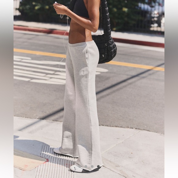 FREE PEOPLE STANCE FLARE SWEATPANTS SIZE L MSRP $78.00 NWT - Picture 3 of 10